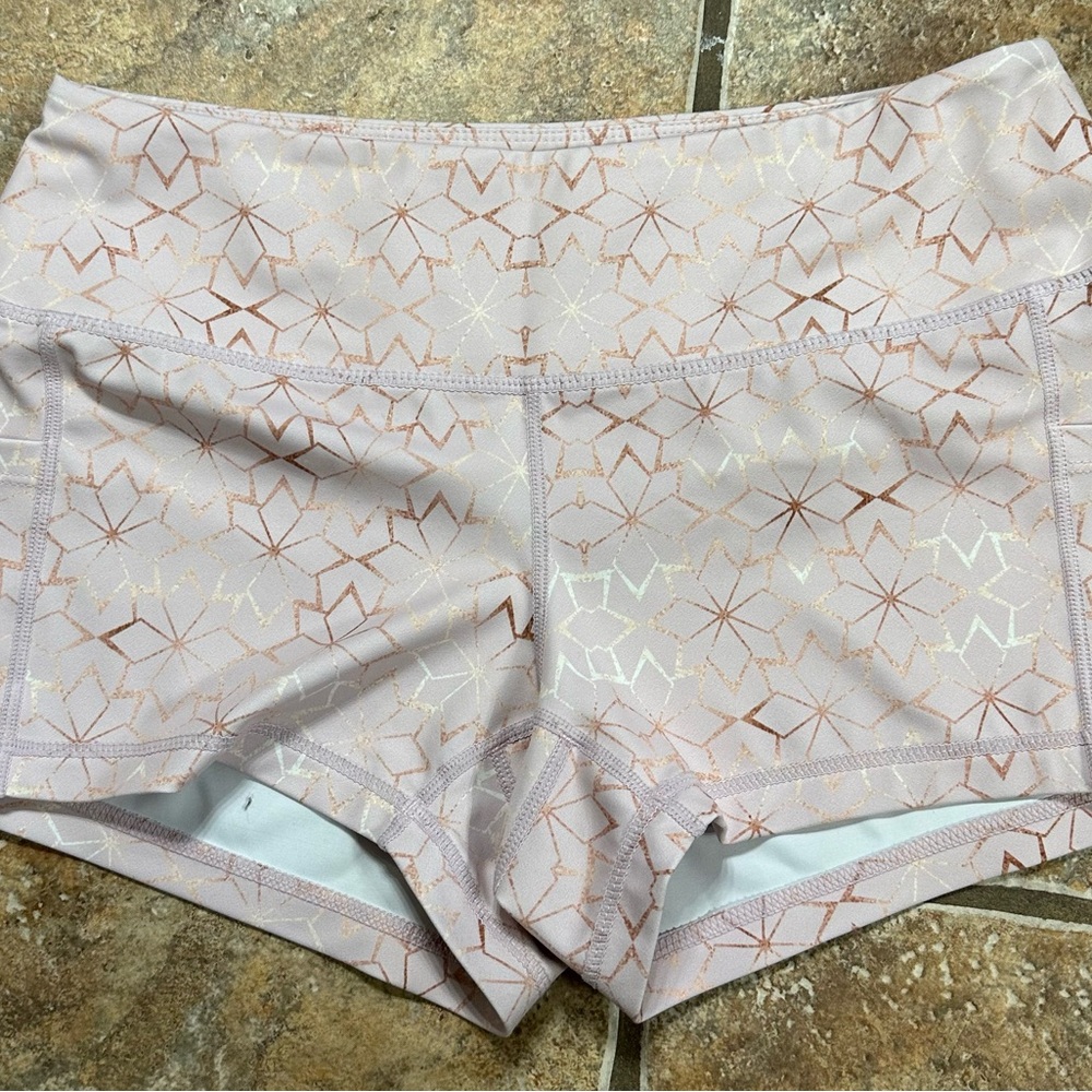 Feed Me Fight Me Pink Champagne Shorts (M)